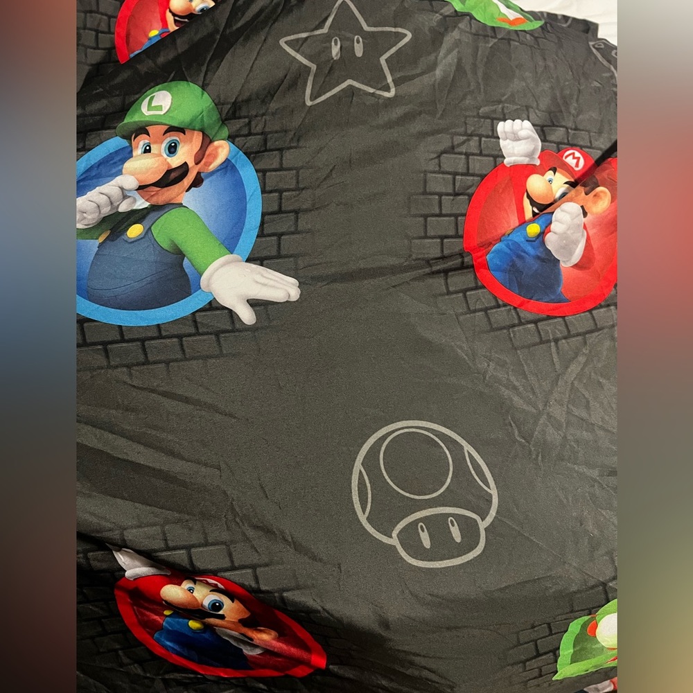 Super Mario bed sheet set